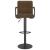 Scaun de bar, maro, material textil GartenMobel Dekor
