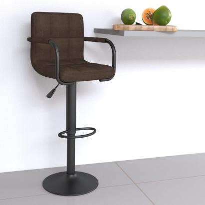 Scaun de bar, maro, material textil GartenMobel Dekor