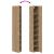 Dulap de Stocare Subțire Stejar 30x42.5x225 cm Lemn prelucrat GartenMobel Dekor