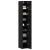 Slim Storage Cabinet Stejar Negru 30x42.5x225 cm Lemn prelucrat GartenMobel Dekor
