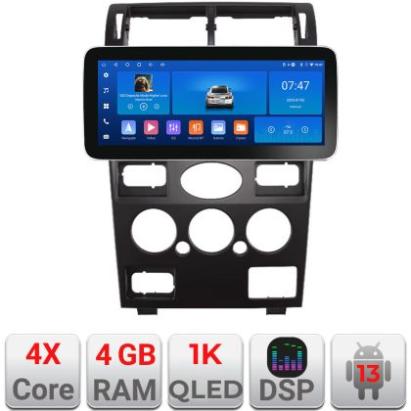 Navigatie Ford Mondeo 2004-2007 Edotec Incell 1K 12.3 inch  4+64 carplay android auto radio internet kit-mondeo2001+EDT-E212-RK CarStore Technology