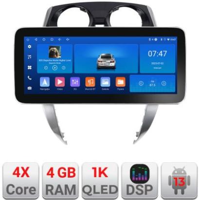 Navigatie Nisan Note 2012-2019 Edotec 4+64 12.3 inch Incell 1K android Wifi 5Ghz gps internet  KIT-note-2012 CarStore Technology