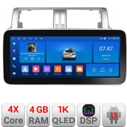 Navigatie Toyota Landcruiser J150 Prado 2014-2017 K-065 Edotec 4+64 12.3 inch Incell 1K android Wifi 5Ghz gps internet et GPS W CarStore Technology
