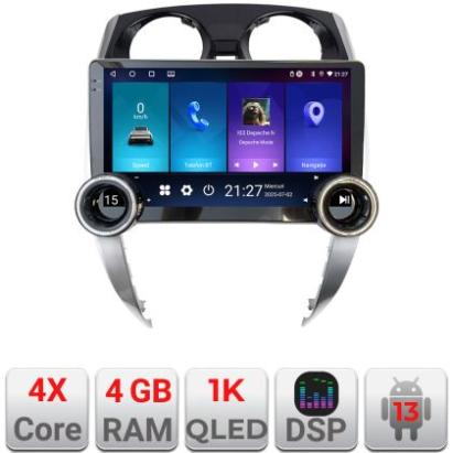 Navigatie Nisan Note 2012-2019 Edotec  4+64 10.5 inch Incell 1K android Wifi 5Ghz gps internet  KIT-note-2012 CarStore Technology
