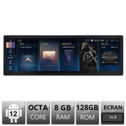 Navigatie BMW Seria 6 E63 2006-2012 cu ecran CIC Android ecran 14.9" 8+128 4G BT camere 360 CarStore Technology