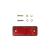 Dreptunghi reflectorizant rosu  Cod: DISSA83 Automotive TrustedCars