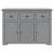 Dulap înalt "BODO", gri, 115,5x43x200,5 cm, lemn masiv de pin GartenMobel Dekor