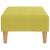 Taburet, verde, 78x56x32 cm, material textil GartenMobel Dekor