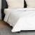 Duvet pentru toate sezoanele 3 pcs Alb 240 x 220 cm Microfibră GartenMobel Dekor