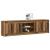 Cabinet TV cu lumini cu bandă LED cu depozitare cu ușă Maro 180 x 34 x 50 cm GartenMobel Dekor