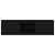 Cabinet TV cu lumini cu bandă LED cu depozitare cu ușă Negru 182 x 34 x 50 cm GartenMobel Dekor