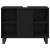 Set Mobilier Baie  3 piese Stejar Negru Lemn Prelucrat GartenMobel Dekor