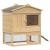 Căsuță pentru pui Maro 225 x 60 x 89 cm Lemn masiv de pin GartenMobel Dekor