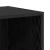 Set dulap TV cu raft Pe perete 3 pcs Stejar negru 37 x 37 x 142.5 cm GartenMobel Dekor