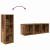 Set dulap TV 3 pcs Maro 107 x 35 x 37 cm Lemn compozit GartenMobel Dekor