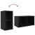 Set dulap TV 3 pcs Negru 107 x 35 x 37 cm Lemn compozit GartenMobel Dekor