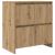 Bufet 2 pcs stejar artizanal 70 x 41 x 75 cm Lemn compozit GartenMobel Dekor
