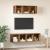 Set dulap TV 2 pcs Lemn vechi 37 x 37 x 142.5 cm Lemn compozit GartenMobel Dekor