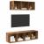Set dulap TV 2 pcs Lemn vechi 37 x 37 x 142.5 cm Lemn compozit GartenMobel Dekor