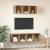 Set dulap TV cu raft 2 pcs stejar artizanal 37 x 37 x 142.5 cm GartenMobel Dekor