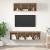 Set dulap TV cu raft 2 pcs stejar artizanal 37 x 37 x 142.5 cm GartenMobel Dekor