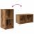 Set dulap TV 3 pcs Lemn vechi 37 x 37 x 107 cm Lemn compozit GartenMobel Dekor