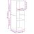 Set dulap TV 3 pcs Lemn vechi 37 x 37 x 107 cm Lemn compozit GartenMobel Dekor