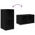 Set dulap TV 3 pcs Stejar negru 37 x 37 x 107 cm Lemn compozit GartenMobel Dekor