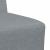 Scaun canapea gri deschis 55 cm fabric 2 pcs Gri deschis GartenMobel Dekor