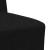 Scaun canapea gri deschis 55 cm fabric 2 pcs Negru GartenMobel Dekor