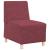 Scaun canapea gri deschis 55 cm fabric 2 pcs Roșu GartenMobel Dekor