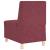 Scaun canapea gri deschis 55 cm fabric 2 pcs Roșu GartenMobel Dekor