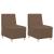 Scaun canapea gri deschis 55 cm fabric 2 pcs Maro GartenMobel Dekor