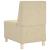 Scaun canapea gri deschis 55 cm fabric 2 pcs Crem GartenMobel Dekor