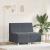 Scaune canapea 2 pcs Gri închis 55 x 74 x 82 cm Catifea GartenMobel Dekor