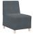 Scaune canapea 2 pcs Gri închis 55 x 74 x 82 cm Catifea GartenMobel Dekor