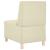 Scaune canapea 2 pcs Crem 55 x 74 x 82 cm Piele artificială GartenMobel Dekor
