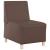 Scaune canapea 2 pcs Maro 55 x 74 x 82 cm Piele artificială GartenMobel Dekor