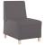 Scaune canapea 2 pcs Gri 55 x 74 x 82 cm Piele artificială GartenMobel Dekor