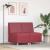 Scaune canapea 2 pcs bordo 55 x 74 x 82 cm Piele artificială GartenMobel Dekor