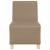 Scaune canapea 2 pcs Cappuccino 55 x 74 x 82 cm GartenMobel Dekor
