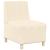 Sofa Chiar 2 pcs Crem 55 x 74 x 82 cm Țesătură de catifea GartenMobel Dekor