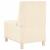 Sofa Chiar 2 pcs Crem 55 x 74 x 82 cm Țesătură de catifea GartenMobel Dekor