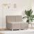 Sofa Chiar 2 pcs Gri deschis 55 x 74 x 82 cm GartenMobel Dekor