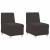 Sofa Chiar 2 pcs Gri închis 55 x 74 x 82 cm Țesătură de catifea GartenMobel Dekor