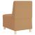 Sofa Chiar 2 pcs Bej 55 x 74 x 82 cm Țesătură de catifea GartenMobel Dekor