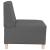 Scaun canapea gri deschis 55 cm fabric 3 pcs Gri închis GartenMobel Dekor