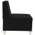 Scaun canapea gri deschis 55 cm fabric 3 pcs Negru GartenMobel Dekor