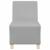 Scaun canapea gri deschis 55 cm fabric 3 pcs Gri de nor GartenMobel Dekor