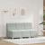 Scaune canapea 3 pcs Gri deschis 55 x 74 x 82 cm Catifea GartenMobel Dekor